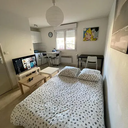 20m2 Parking 4rue Proudhon Wifi Rdcsureleve