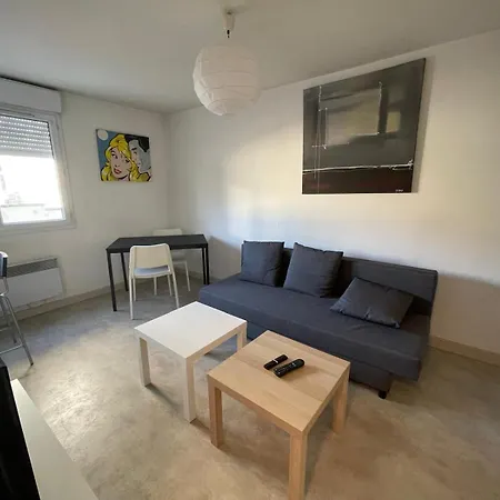 Appartement 20m2 Parking 4rue Proudhon Wifi Rdcsureleve *